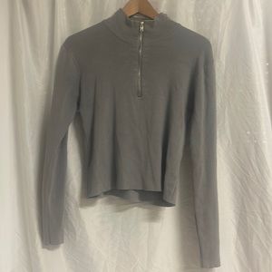 Aster cropped quarter zip